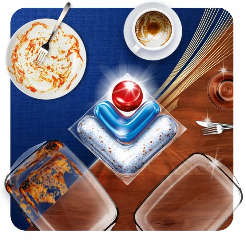 Túi 33 viên Finish Ultimate Plus 2025 hương Soda, chuẩn châu Âu, siêu cao cấp, 16 tính năng/viên, dùng cho máy rửa chén 13-15 bộ